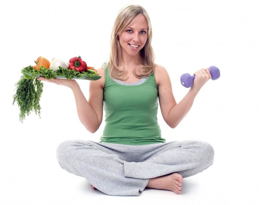 nutrición e exercicio para a perda de peso